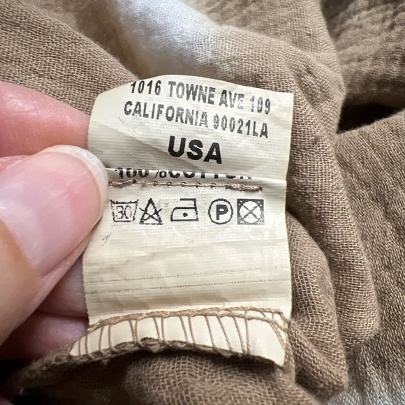 The Porter Collective Guaze Button Up Shirt - Picture 6 of 6